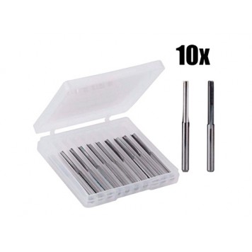 Фреза прямозуба кінцева 2 зуба, хвостовик 3.175мм, довжина 38/17мм, 10шт