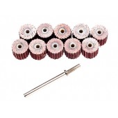 Лепестковый круг 10шт 240грит 10x10мм для гравера с держателем