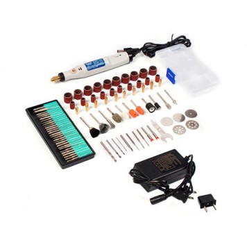 Бормашина гравер міні 18В HILDA JD5202 + комплект насадок , алмазних фрез