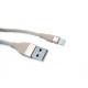 USB дата кабель Lightning для Apple Iphone 5 6 7 8 X XS XR, в оплетке