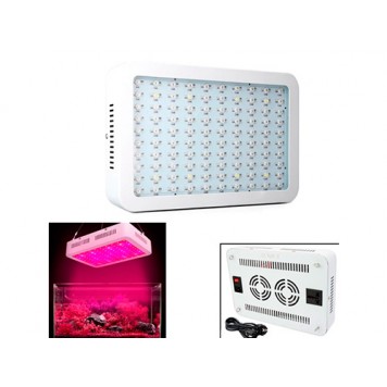 Фітолампи фітопанель для рослин, повний спектр 300Вт 100LED охолодження