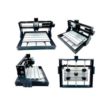 Вид с разных сторон на ЧПУ станок фрезерный CNC 3018 Pro-1