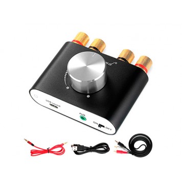 Аудіо підсилювач потужності звуку 2x50Вт Bluetooth 5.0 Nobsound NS-01G