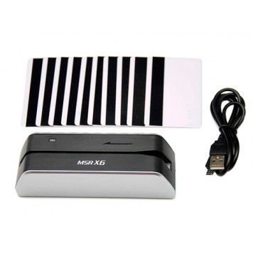 Енкодер пластикових магнітних карт MSRX6 , портативний аналог MSR206