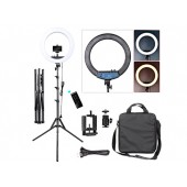 Кільцеве світло, кільцева LED лампа з ДУ RL-18 II 55Вт 44см + стійка 190см Кільцеве світло, кільцева LED лампа з ДУ RL-18 II 55Вт 44см + стійка 190см