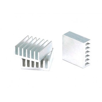 10x Радіатор алюмінієвий міні 14х14х6мм