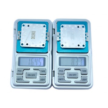 Відмінність у вазі при мідній підкладці в порівнянні з алюмінієвою-1