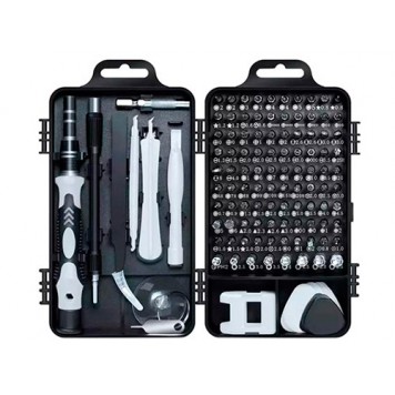 Набор инструментов 115в1 для ремонта электроники, отвертка с 98 битами