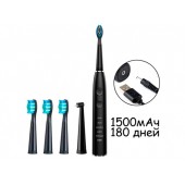 Звукова електрична зубна щітка таймер 1500мАч SEAGO SG-575, 5 насадок