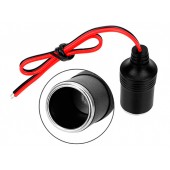 Гніздо прикурювача з кабелем 12-24В 15А 200Вт автомобільне Гніздо прикурювача з кабелем 12-24В 15А 200Вт автомобільне