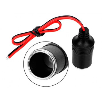 Гніздо прикурювача з кабелем 12-24В 15А 200Вт автомобільне