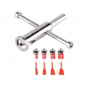 Насадка инструмент на шуруповерт дрель для скрутки и зачистки проводов