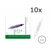 10x Модульна голка 1R 0.25мм картридж для перманентного макіяжу