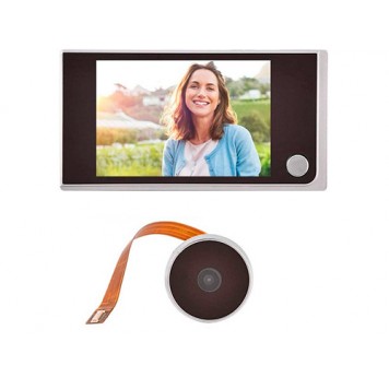 Відеовічко цифровий з екраном 3.5 " для вхідних дверей c камерою 2 Мп