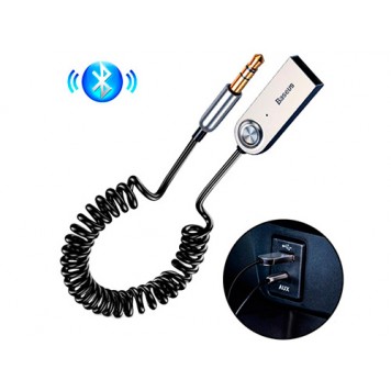 Bluetooth 5.0 аудіо приймач AUX адаптер 3.5мм трансмітер Baseus BA01