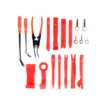 Набір з 19 знімачів пістонів, обшивки салону, магнітол, в чохлі