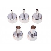 Насадка трубчатая для термофена 3-12мм сопло, термо фена, набор 5 шт