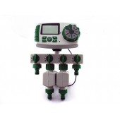 Таймер полива, подачи воды на 4 линии с цифровым управлением, Y10204