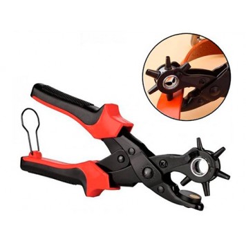 Револьверный дырокол, пробойник для кожи 2-4.5мм, профессиональный