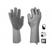 Рукавички з ворсом для кухні ванної термостійкі силіконові