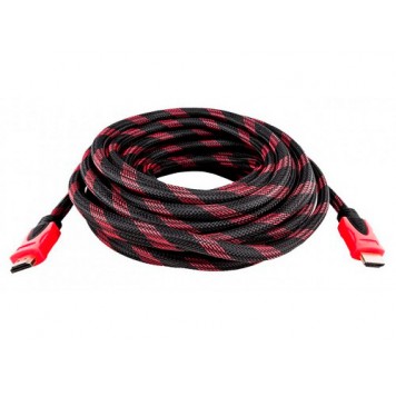 HDMI Кабель 5м, позолочений Premium, в обплітці