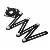 Лінійка - шаблон малка для розмітки , шаблометр з накладкою - шаблоном