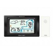 Метеостанція USB + бездротова з виносним датчиком Protmex PT19A, чорна