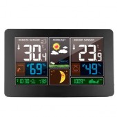 Метеостанція з барометром і РК, бездротовий виносний датчик, FJ3378, USB