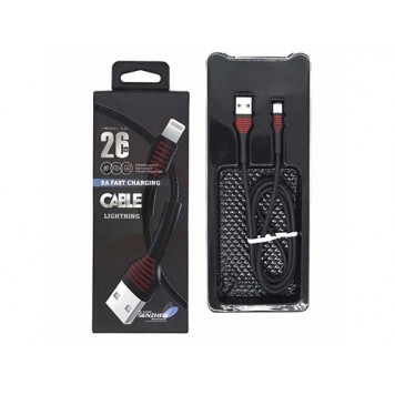 USB дата кабель Lightning 1м для Apple iPhone, iPad, iPod, CB26-2 Premium