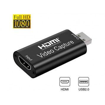 Карта видеозахвата внешняя, портативная, USB, HDMI, 1080p
