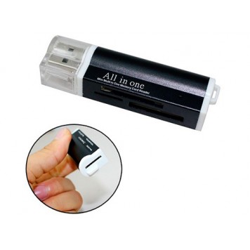 USB Micro SD, SD, MS, M2 картридер карт-ридер, компактний