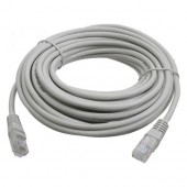 Патч - корд RJ45 9м , мережевий кабель UTP CAT5e 8P8C , LAN , білий Патч - корд RJ45 9м , мережевий кабель UTP CAT5e 8P8C , LAN , білий