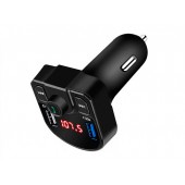 Автомобільний FM-модулятор M9 Bluetooth, Handsfree, 2x USB, MicroSD, 3.1а