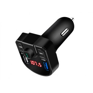 Автомобільний FM-модулятор M9 Bluetooth, Handsfree, 2x USB, MicroSD, 3.1а