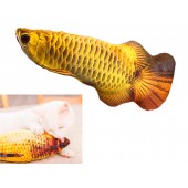 М'яка іграшка риба Арована 40см для кішок кота з котячою м'ятою