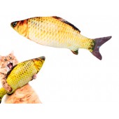 М'яка іграшка риба Карась 40см для кішок кота з котячою м'ятою