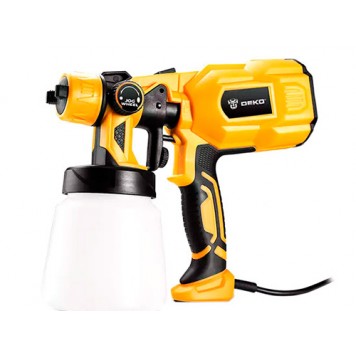 Краскопульт електричний фарборозпилювач 800мл 1/1.8/2.5 мм DEKO DKSG55K1