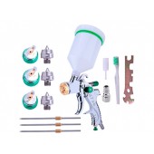 Краскопульт краскораспылитель HVLP 600мл 1.4/1.7/2.0мм TE2008