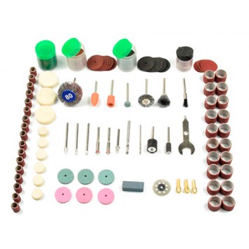 Склад набору з 168 шліфувальних насадок для БФП-1