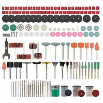 Склад набору з 285 шліфувальних насадок для БФП-1