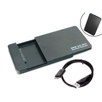 Внешний 2.5 USB 3.0 SATA Карман жесткого диска с выдвижной крышкой
