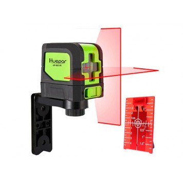 Лазерний рівень , нівелір компактний 2 лінії Huepar HP - 9011R червоний лазер