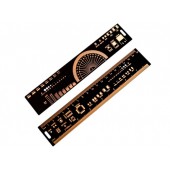PCB Ruler лінійка шаблон для електронника радіоаматора 20см