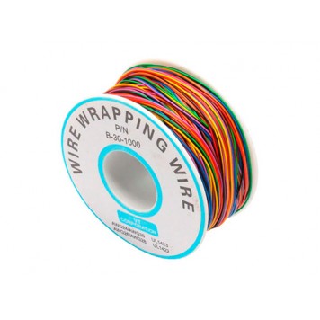 Провід монтажний 30AWG 0.25мм 240м 8 кольорів для монтажу накруткою