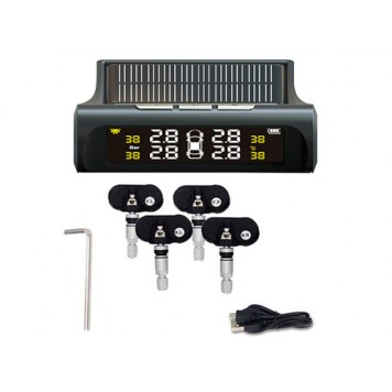 Комплект поставки системи контролю тиску в шинах TPMS РК TY02 - N з внутрішніми датчиками-1