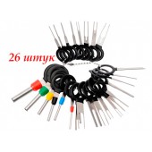 Набір з 26 знімачів для вилучення пінів контактів з роз'ємів авто