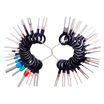 Набір з 36 знімачів для вилучення пінів контактів з роз'ємів авто