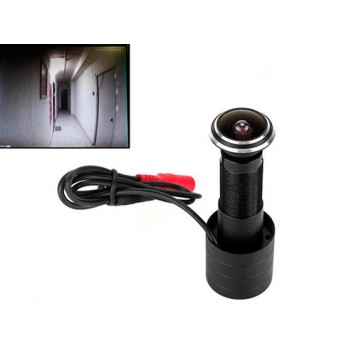 Міні камера кольорова, вічко дверне, Sony IMX323, 1080ТВЛ, PAL