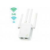 Бездротовий Wi - Fi репітер сигналу , 2.4 + 5ГГц , 20 dBi , AC1200 Бездротовий Wi - Fi репітер сигналу , 2.4 + 5ГГц , 20 dBi , AC1200