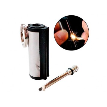 Вечная спичка огниво цилиндр, бензиновая зажигалка, брелок